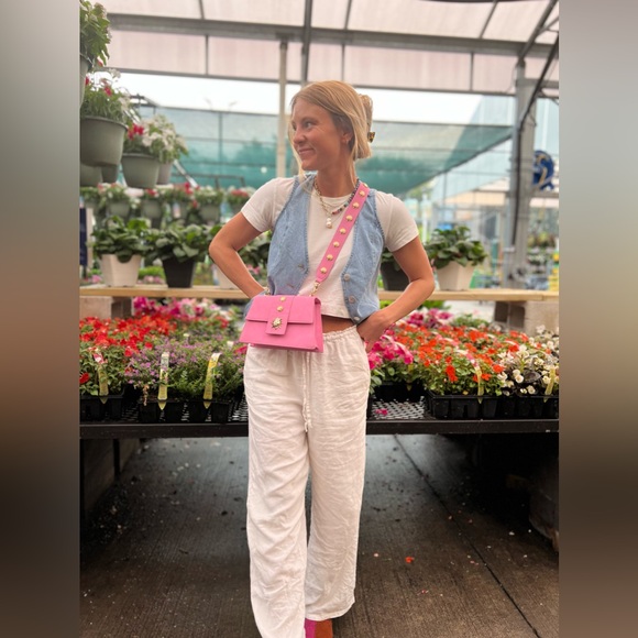 Poppy Lissiman Pink Tamarama Bag seashell detail - Picture 8 of 8